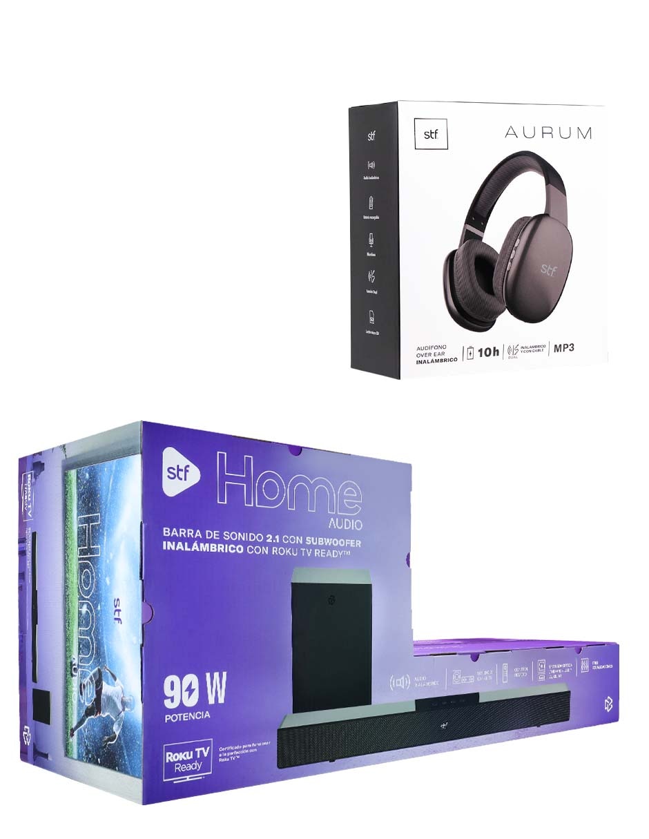 Barra de sonido st-p74206 con subwoofer alámbrico 4