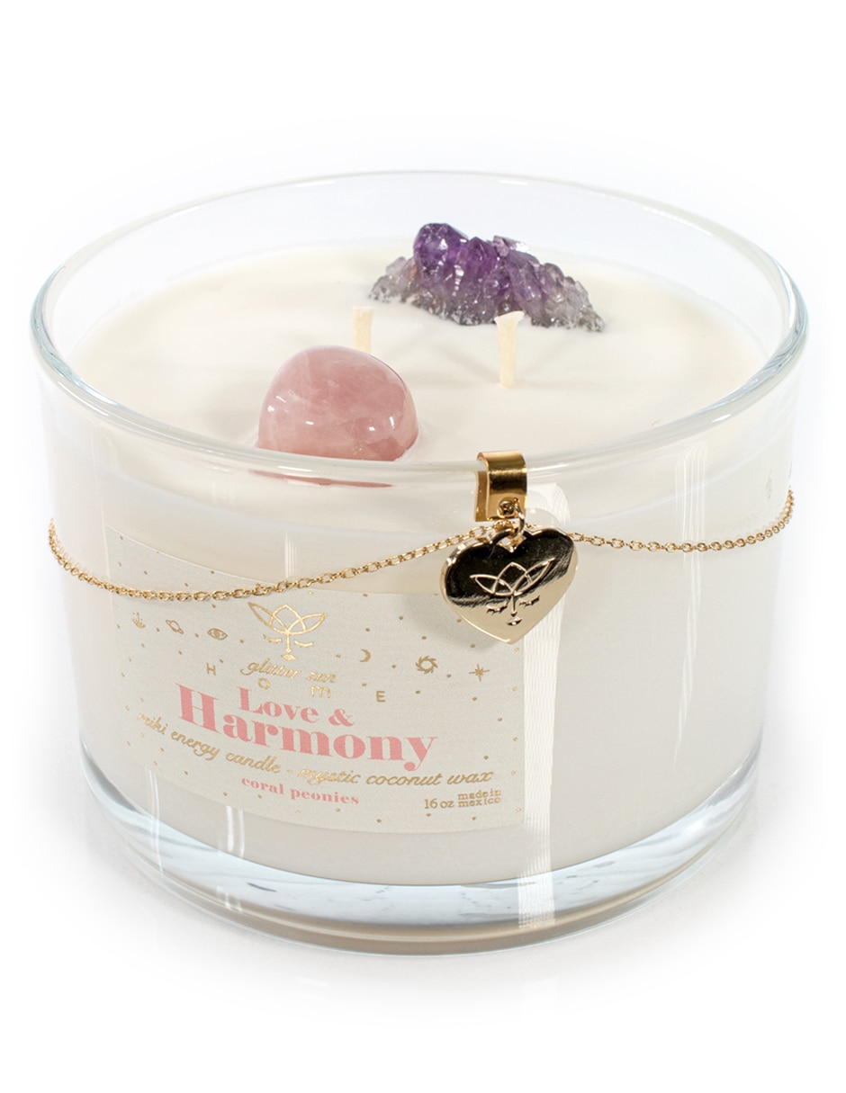 Kit de vela Love & Harmony Home 3 piezas aroma peonia