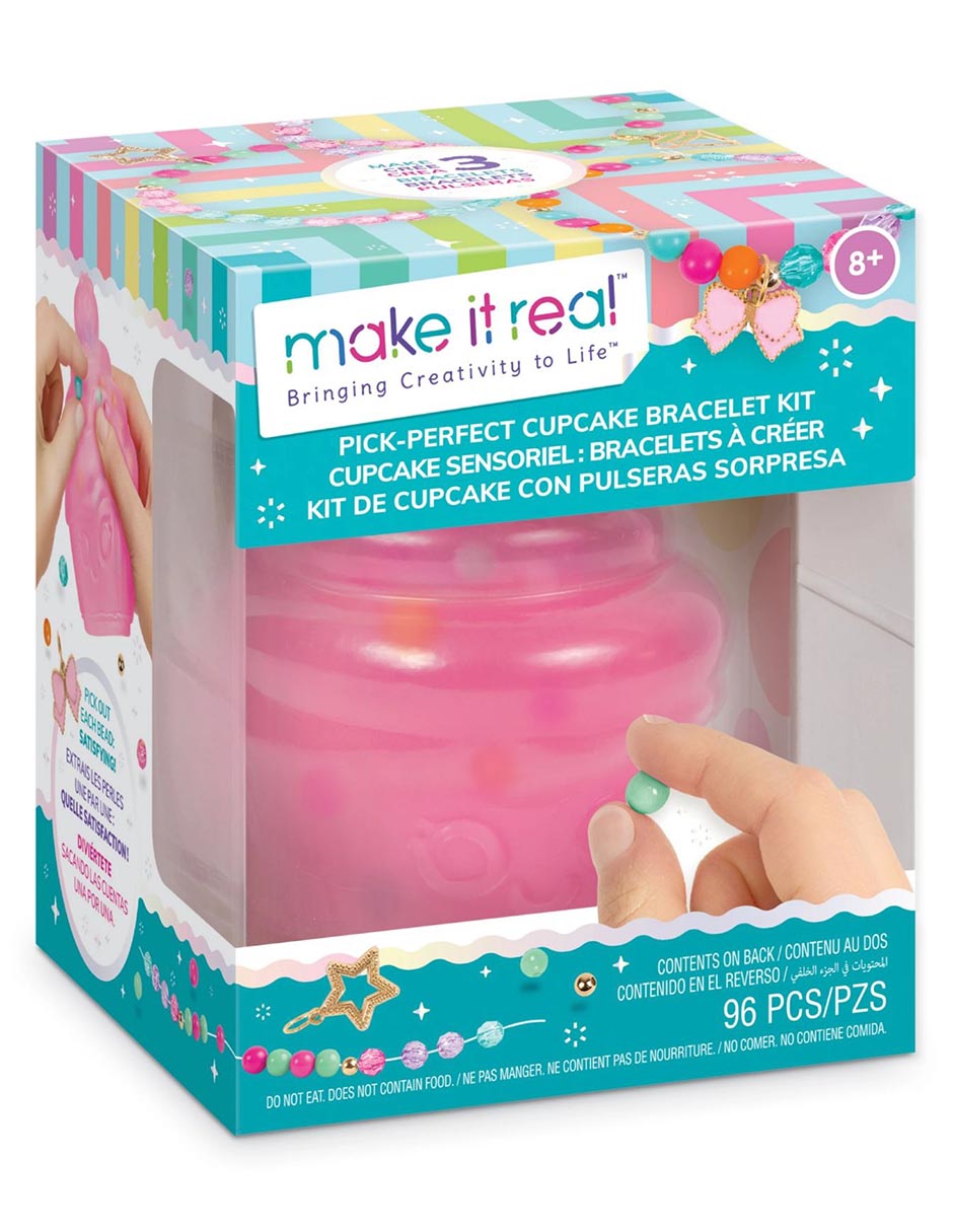 Kit de cupcake con pulseras sorpresa para niña 3