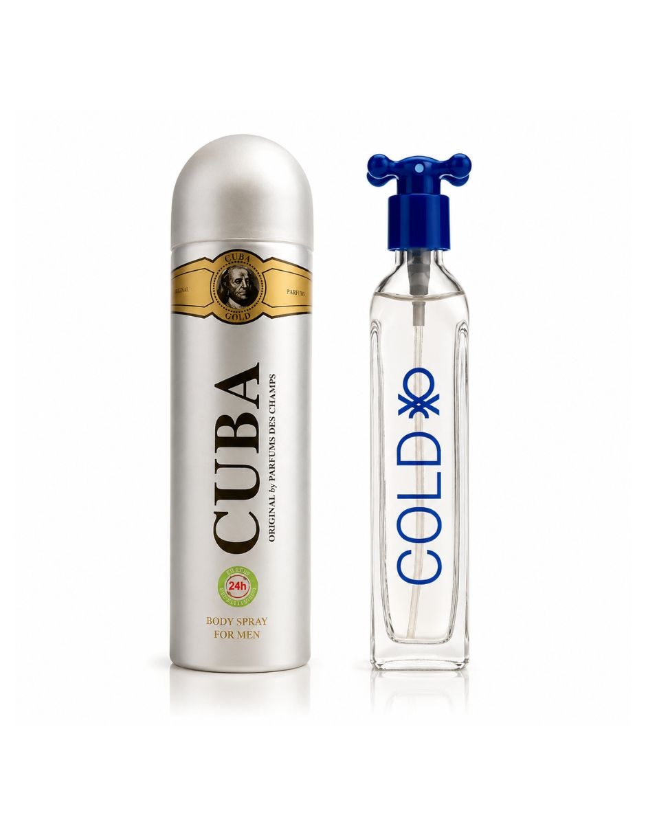 Imagen de producto Perfume Gold + Benetton Cold Men para hombre