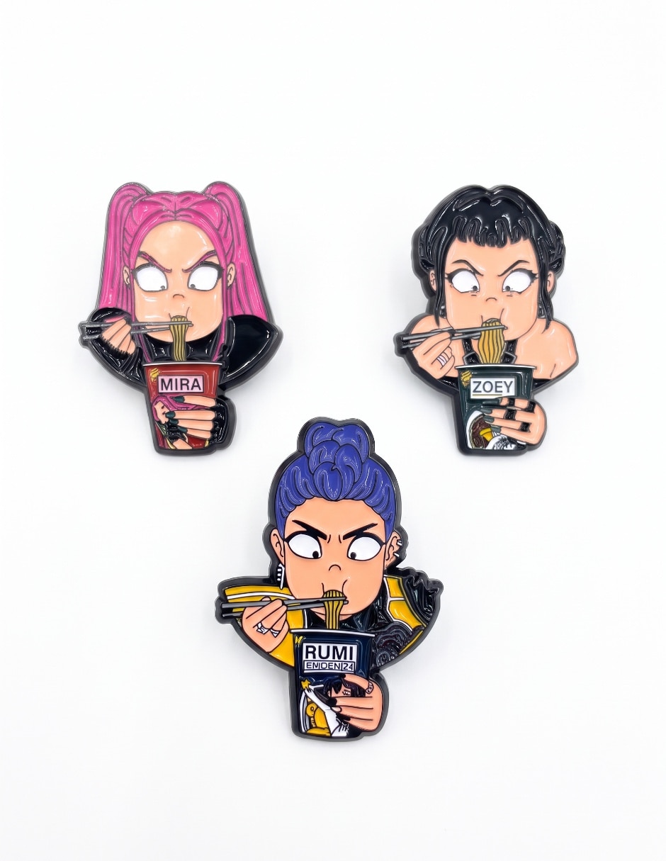 Set de pin Huntrix 3