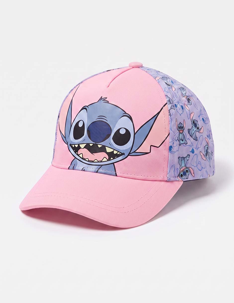 Gorra visera curva velcro Stitch para niña 2