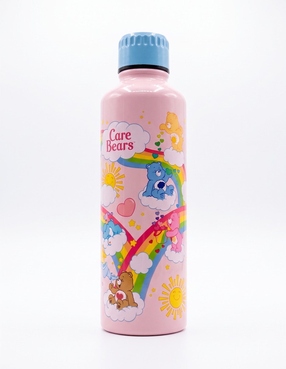 Botella de agua de acero inoxidable Care Bears con tapa rosca 500 ml
