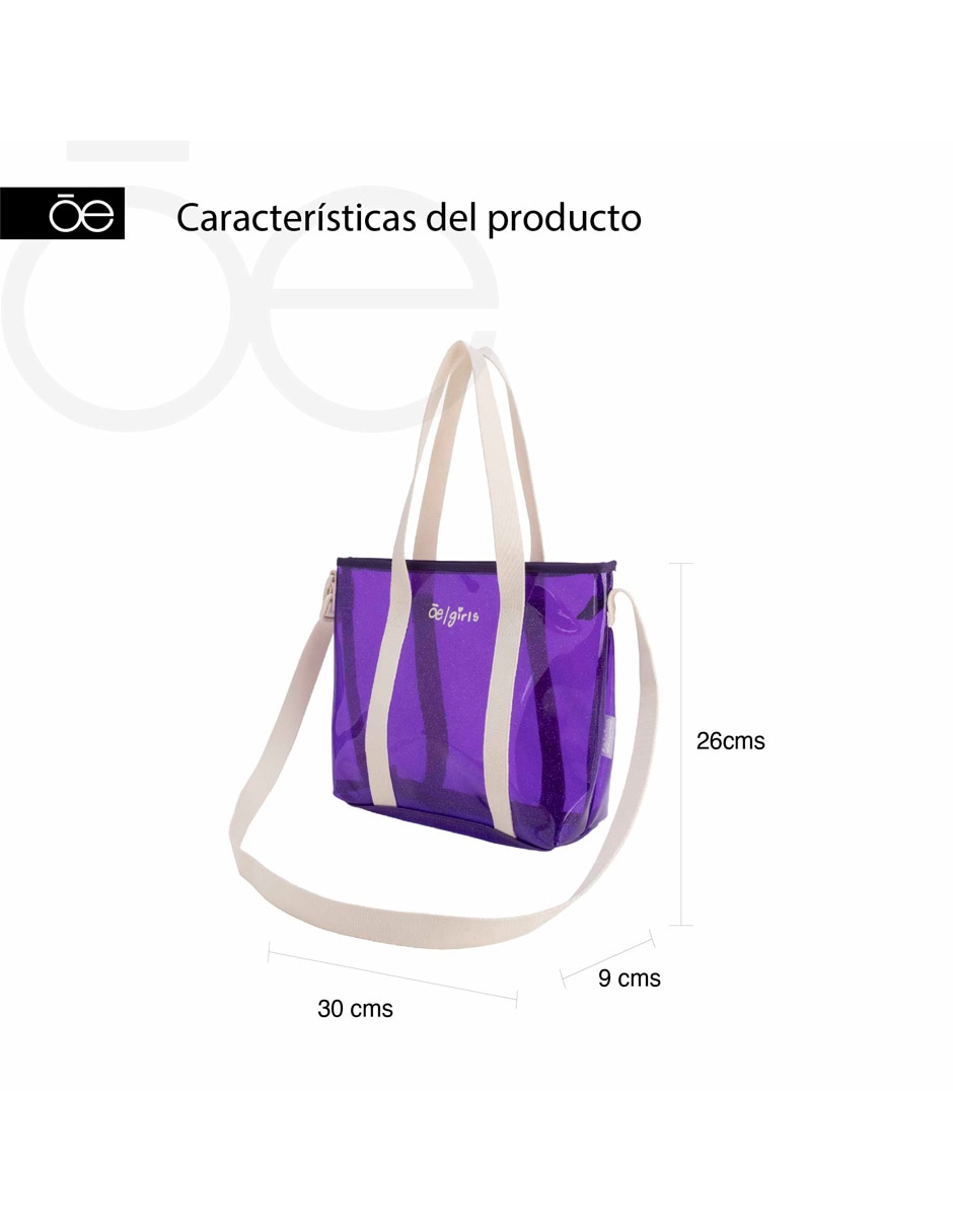 Bolsa tote taloon para niña 6