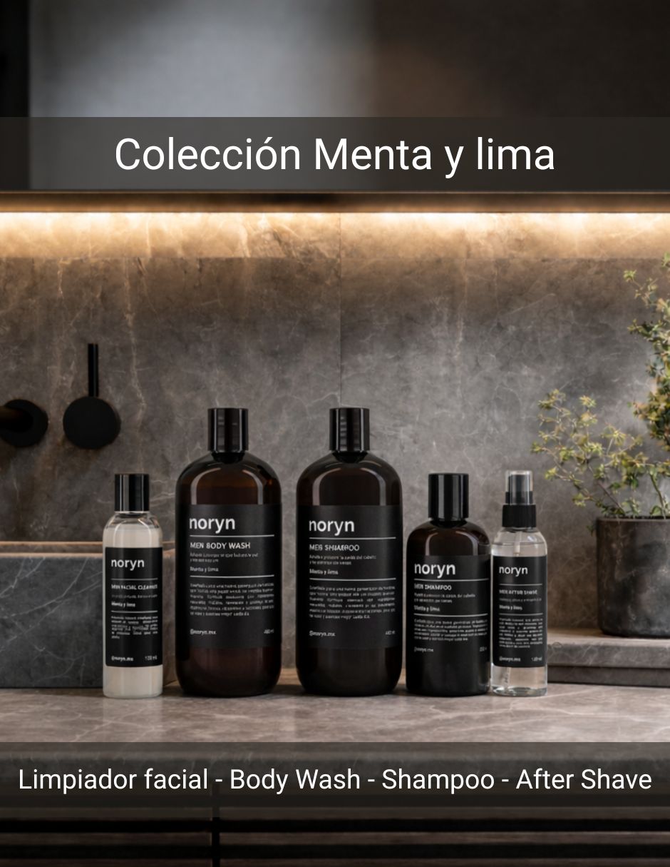 Shampoo para cabello Menta y Lima 480 ml 5