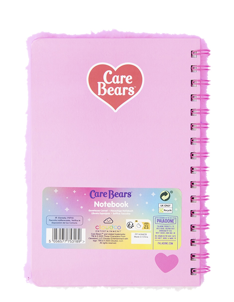 Cuaderno care bears hoja a rayas