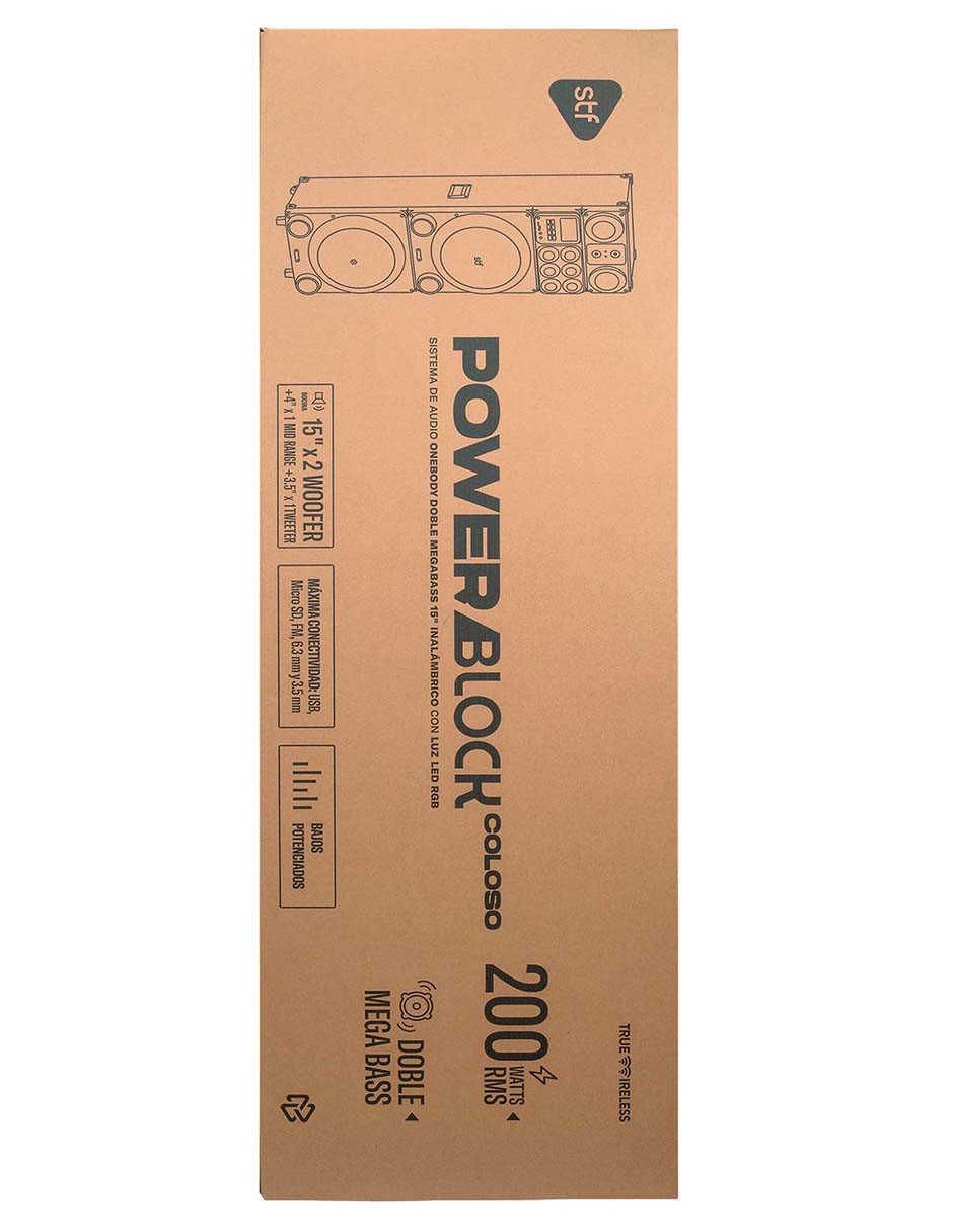 Bocina coloso bluetooth