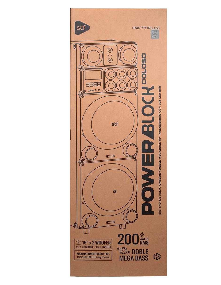 Bocina coloso bluetooth