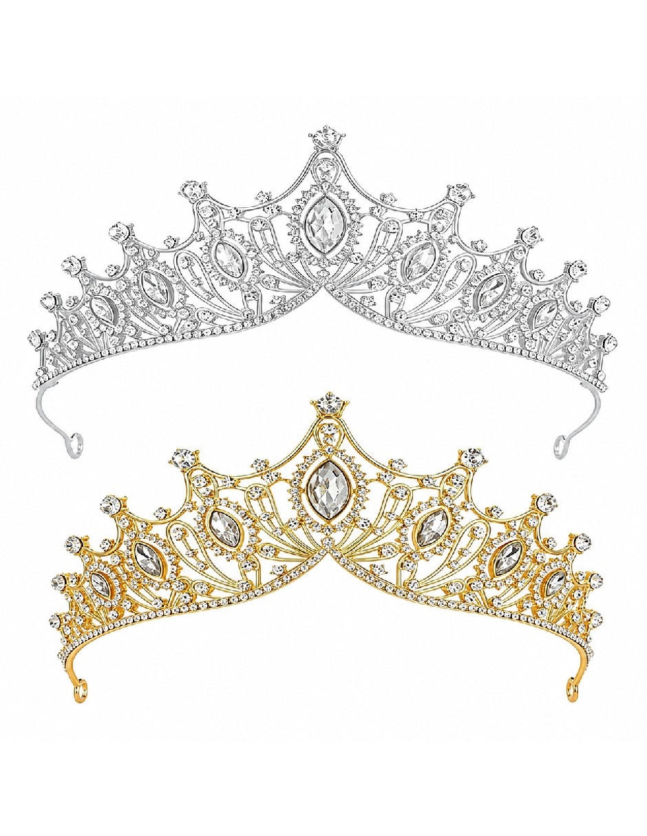 Set de accesorios para disfraz de coronas princesa Set de accesorios para disfraz de coronas princesa