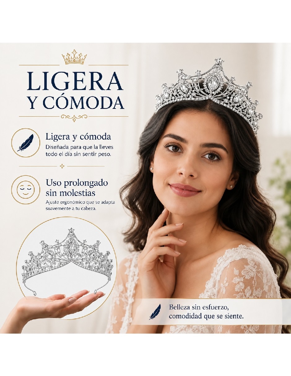 Set de accesorios para disfraz de coronas princesa 3