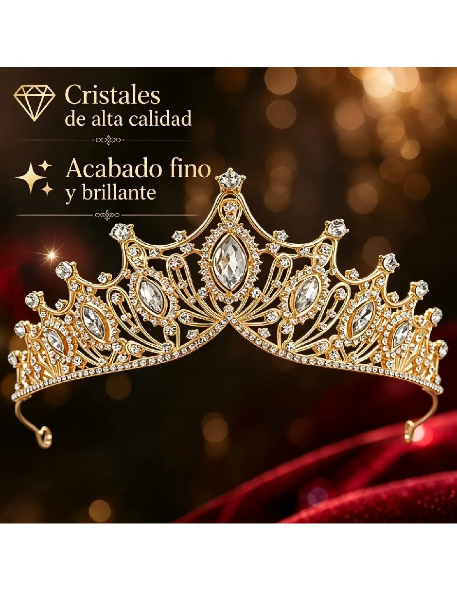 Set de accesorios para disfraz de coronas princesa 4