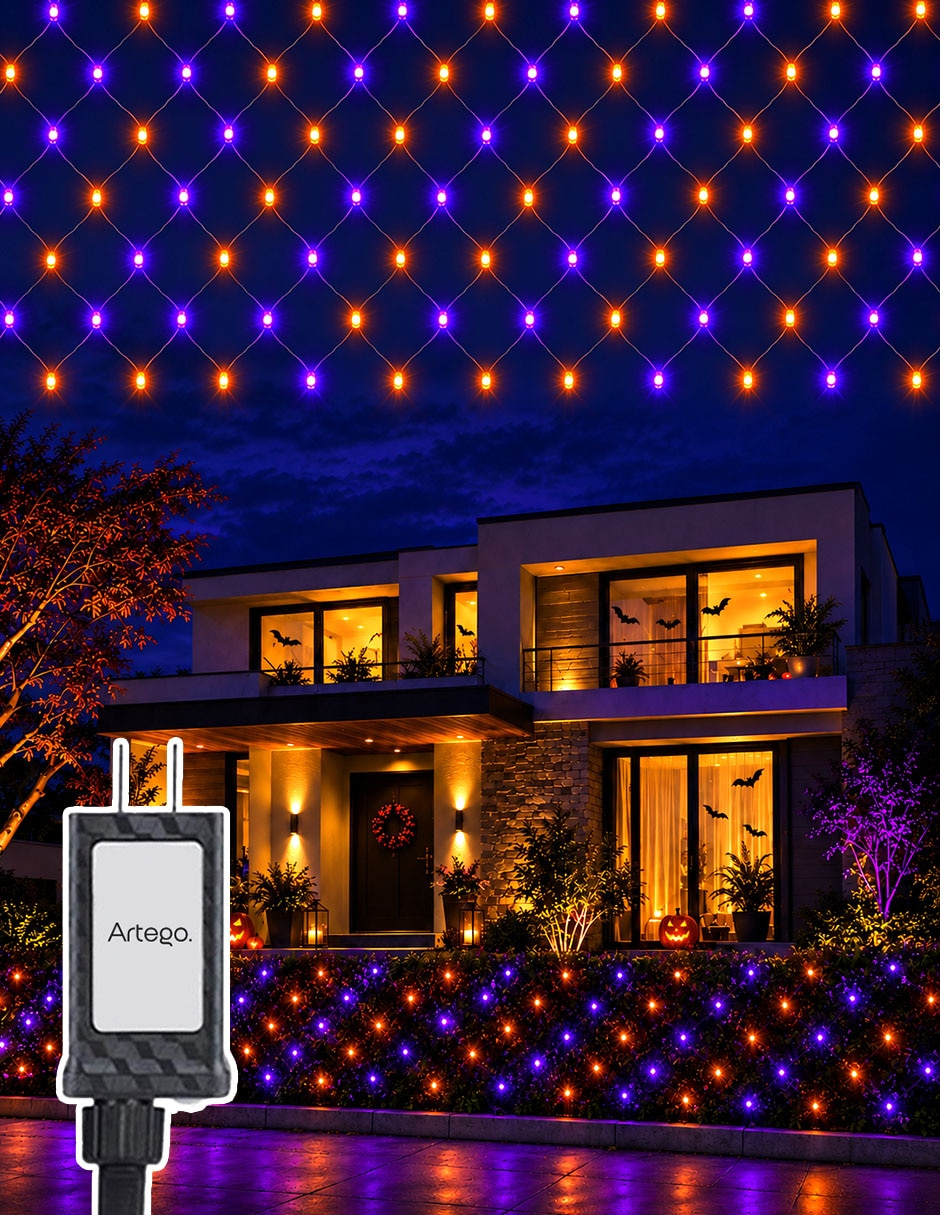 Serie luces led malla de halloween voodoo con 200 focos Serie luces led malla de halloween voodoo con 200 focos