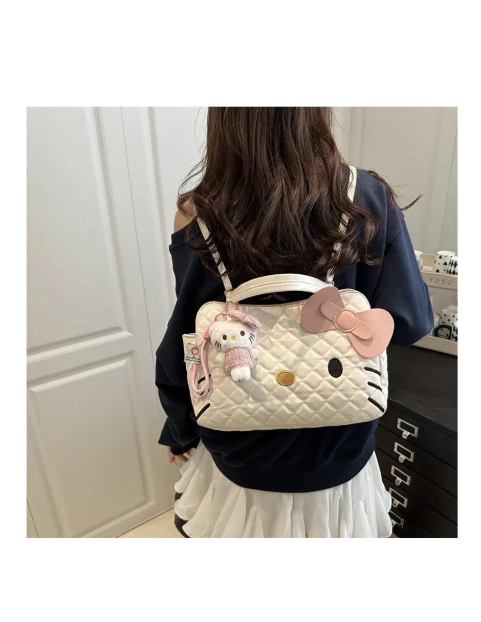 Bolsa dome hello kitty de algodón unisex 2