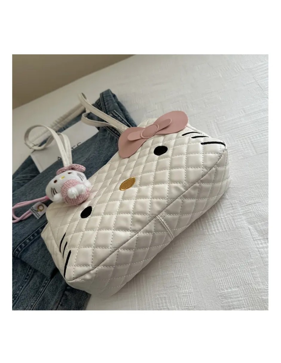 Bolsa dome hello kitty de algodón unisex 4