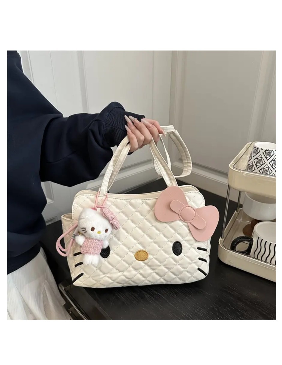 Bolsa dome hello kitty de algodón unisex 5