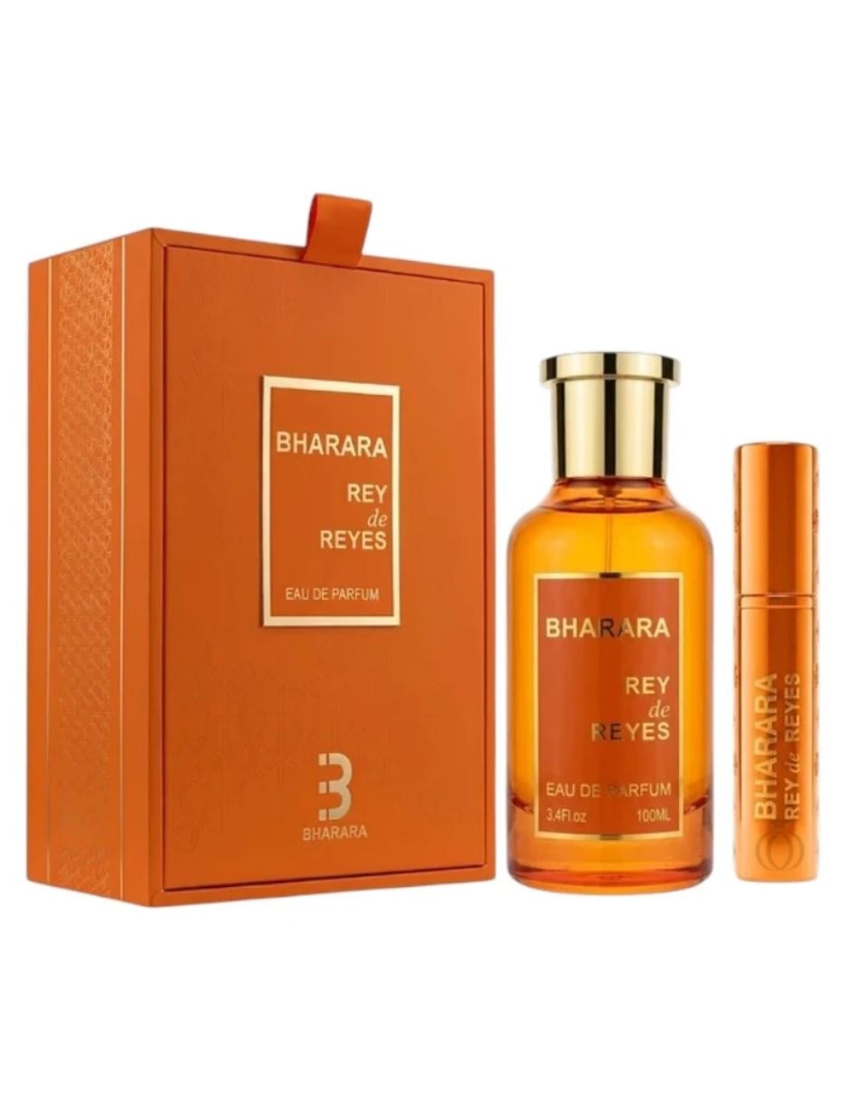 Set eau de parfum rey de reyes orange unisex 2