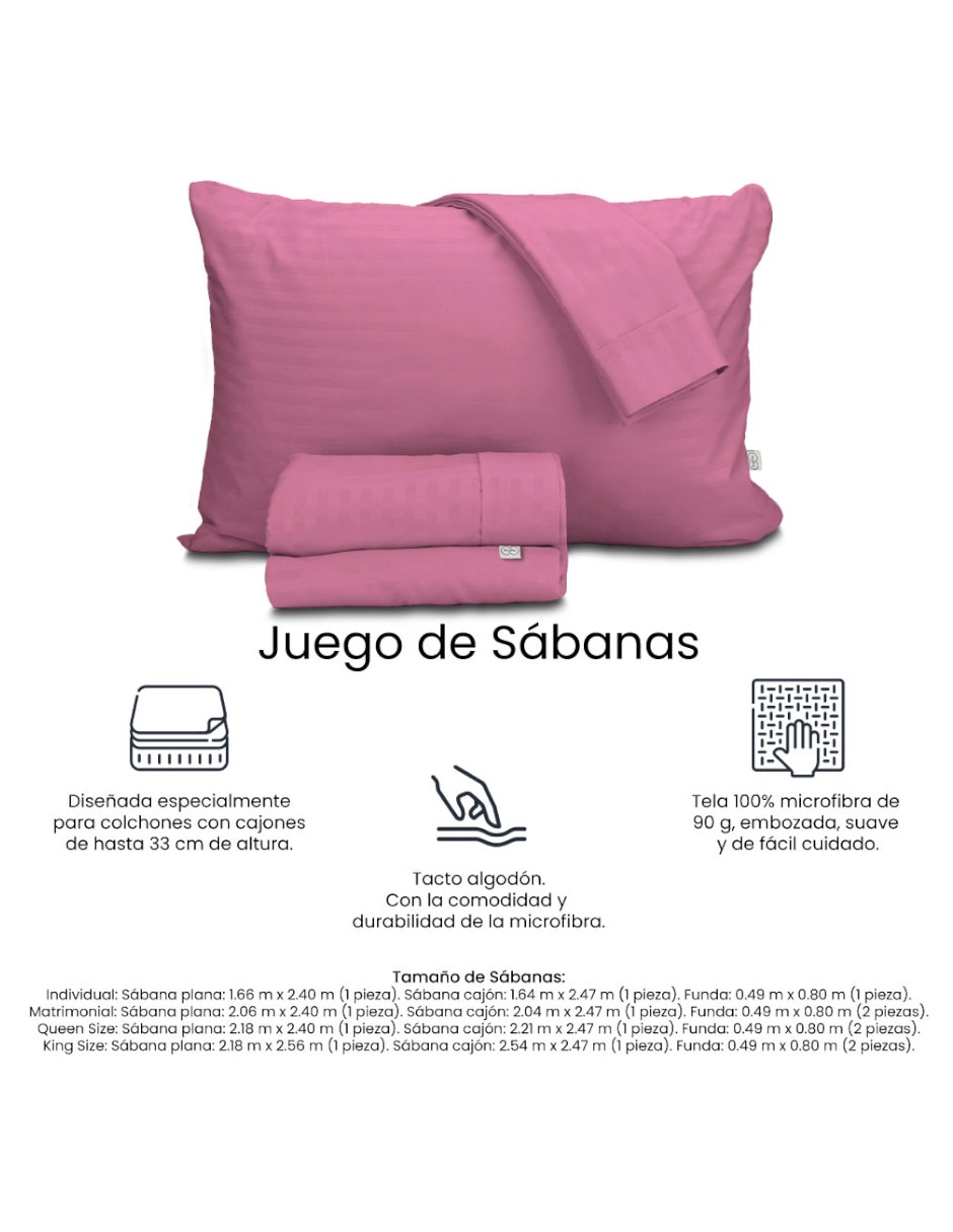 Juego de sábanas de microfibra 100 g 4